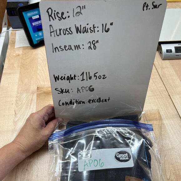 Point Sur Hightower Straight High Waist Jeans Dark Wash Size 32 - Picture 9 of 11